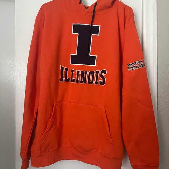 Colosseum Orange Illinois Hoodie - Picture 1 of 5